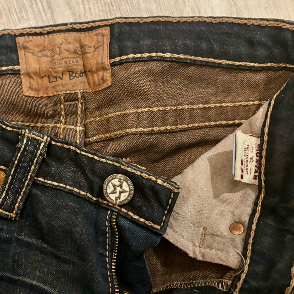 Big Star Liv Boot Cut - Low Rise 27 R - Picture 2 of 3
